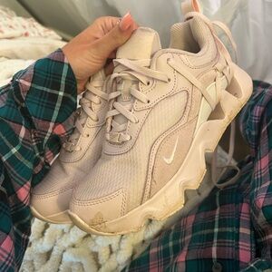 Baby pink ballet 🩰 Nike tennis shoes